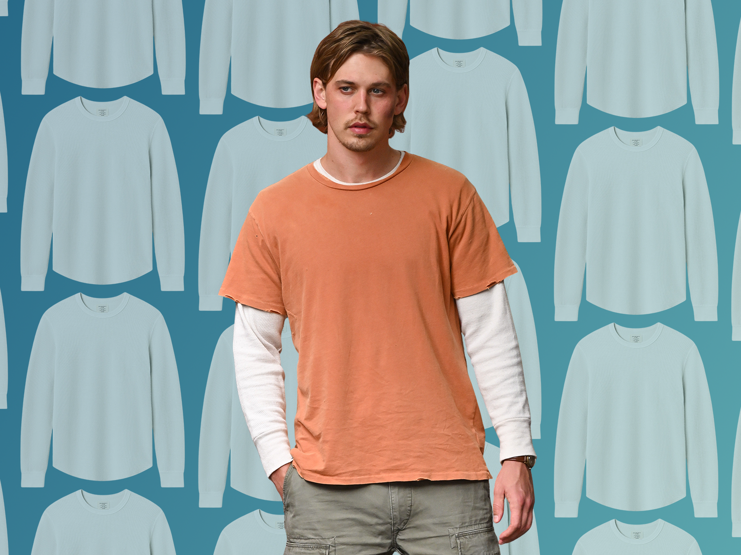 A $15 Thermal Tee Is Your Heartthrob Layering Hack