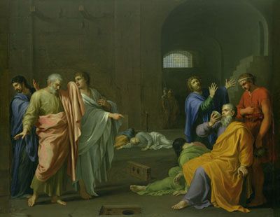 "The Death of Socrates," by Charles Alphonse Dufresnoy.