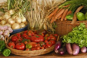 Vegetables are chock-full of dietary fiber.