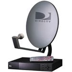 A DirecTV small-dish satellite system.