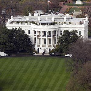 Famous government architecture outdoors, no people.