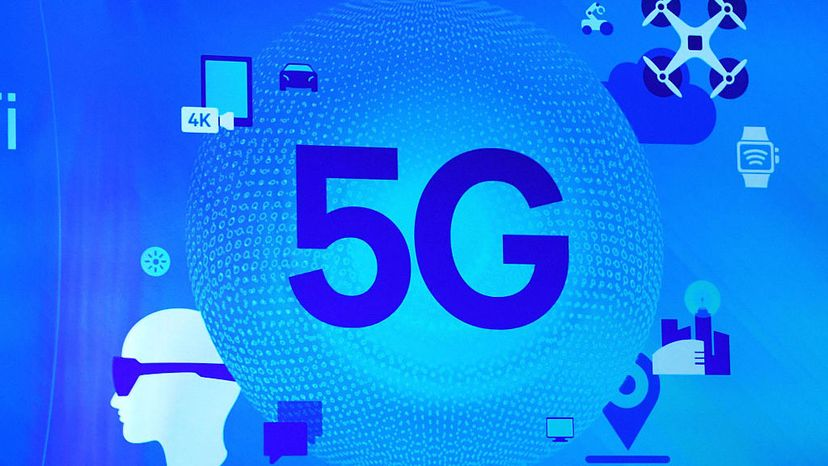 A 5G sign