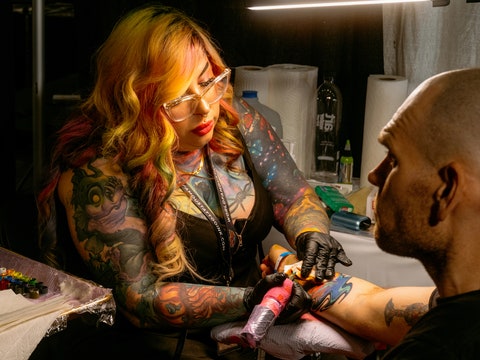 The Painful Pleasures of a Tattoo Convention