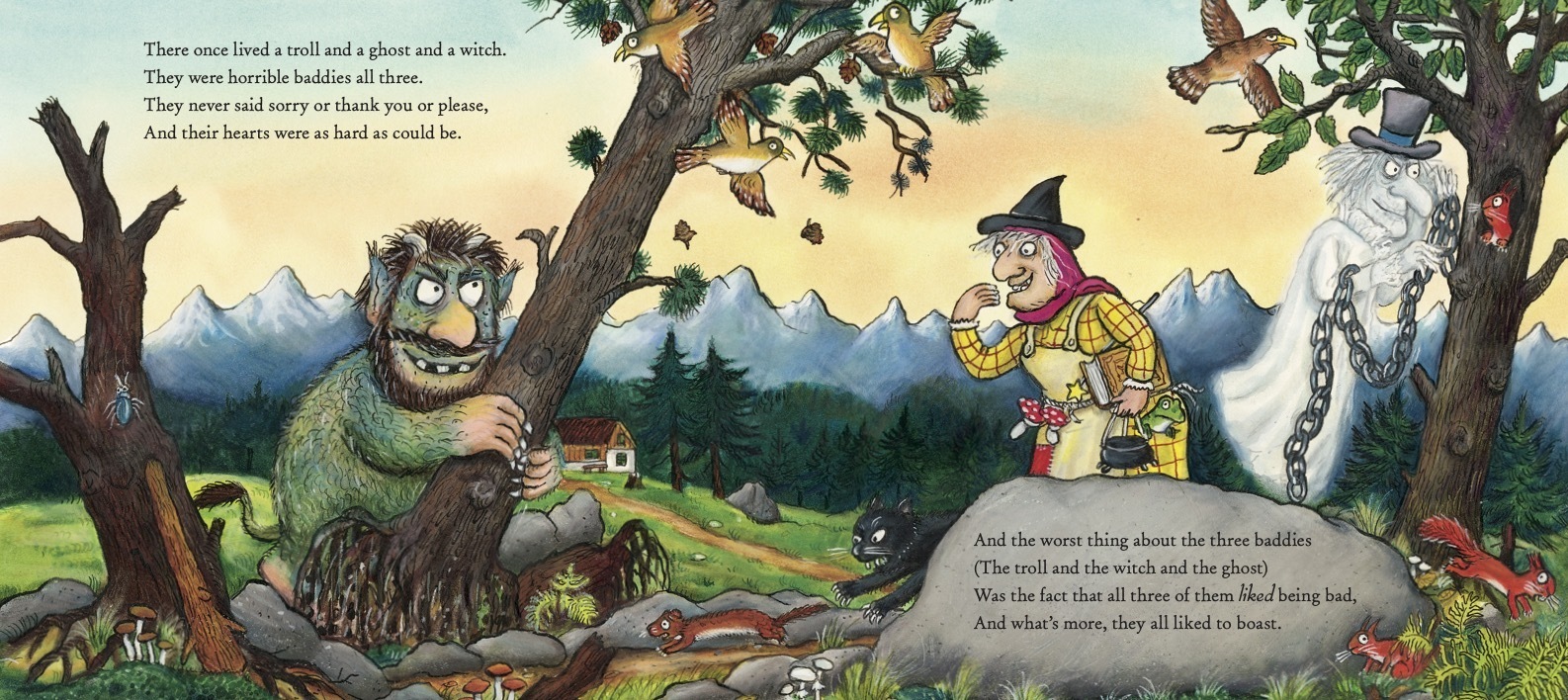 The Baddies, written by Julia Donaldson and illustrated by Axel Scheffler