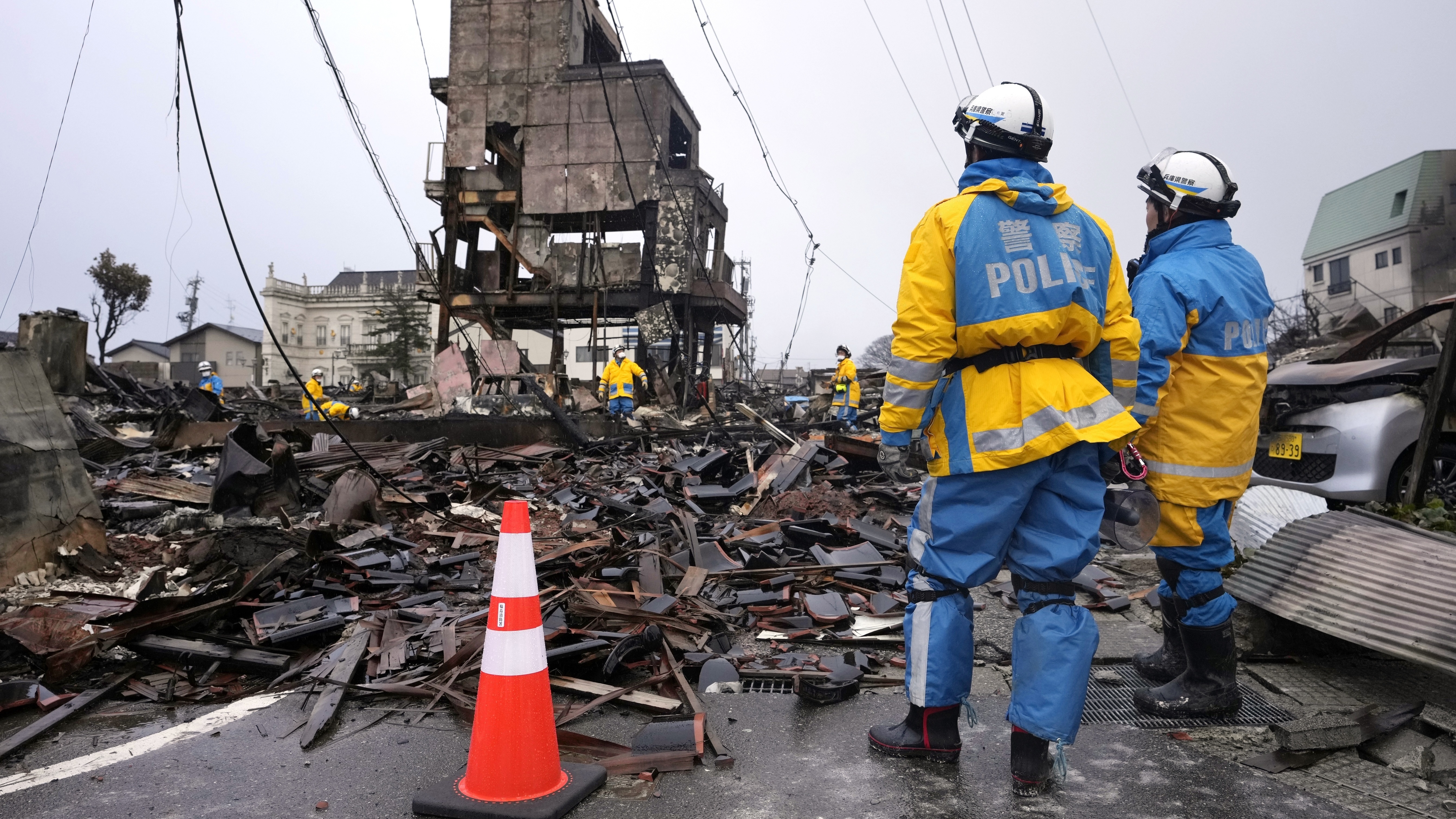 Snow hinders rescues and aid to isolated communities after Japan quakes kill 128