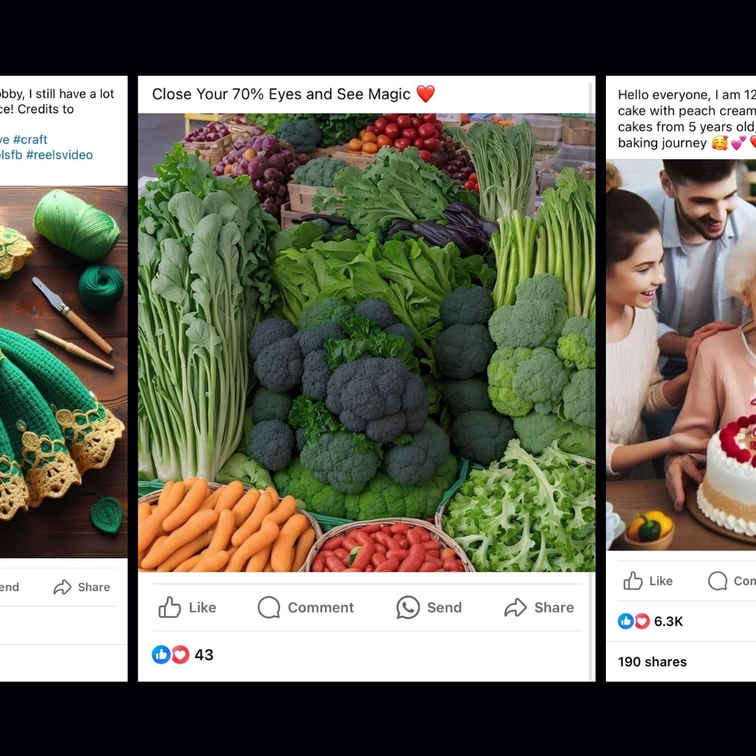 The proliferation of AI-generated images "has made Facebook a very bizarre, very creepy place for me," said Casey Morris, an attorney in Northern Virginia.