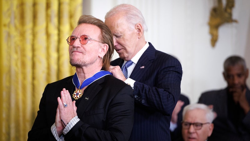 Watch U2’s Bono, Bill Nye, Denzel Washington Receive Presidential Medal of Freedom