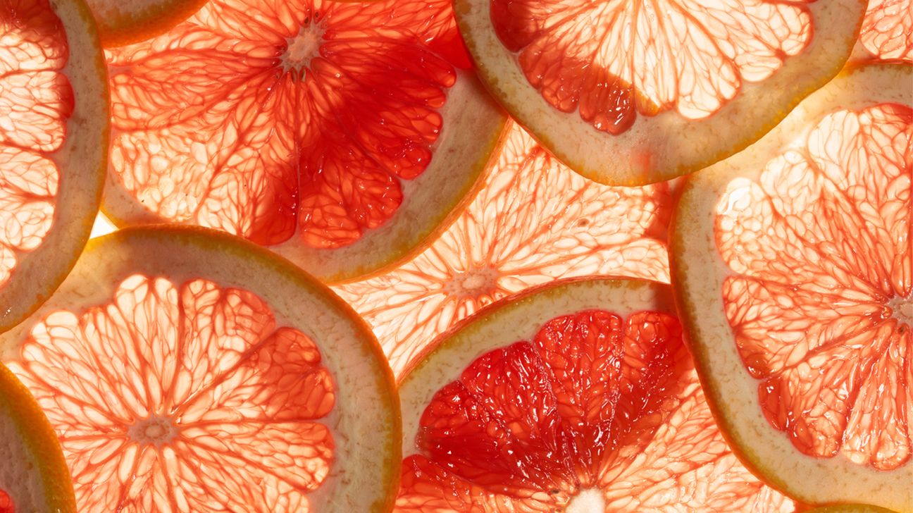 citrus grapefruit abstract