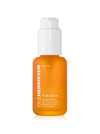 Orange bottle of Ole Henriksen Truth Serum Vitamin C Serum