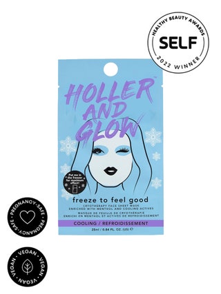 Holler And Glow Freeze To Feel Good Cryotherapy Sheet Mask