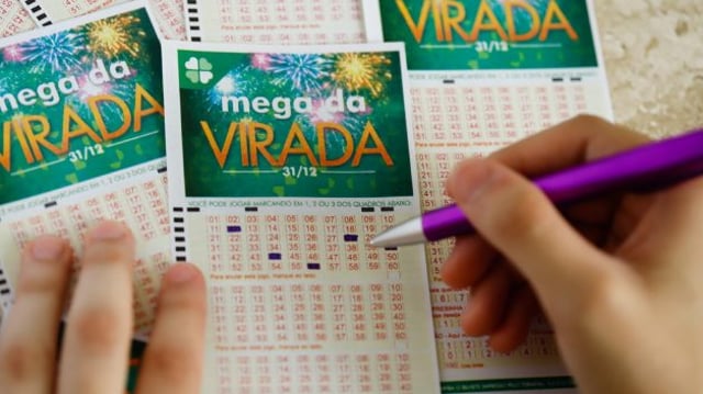 bilhete da Mega da Virada é preenchido por apostador