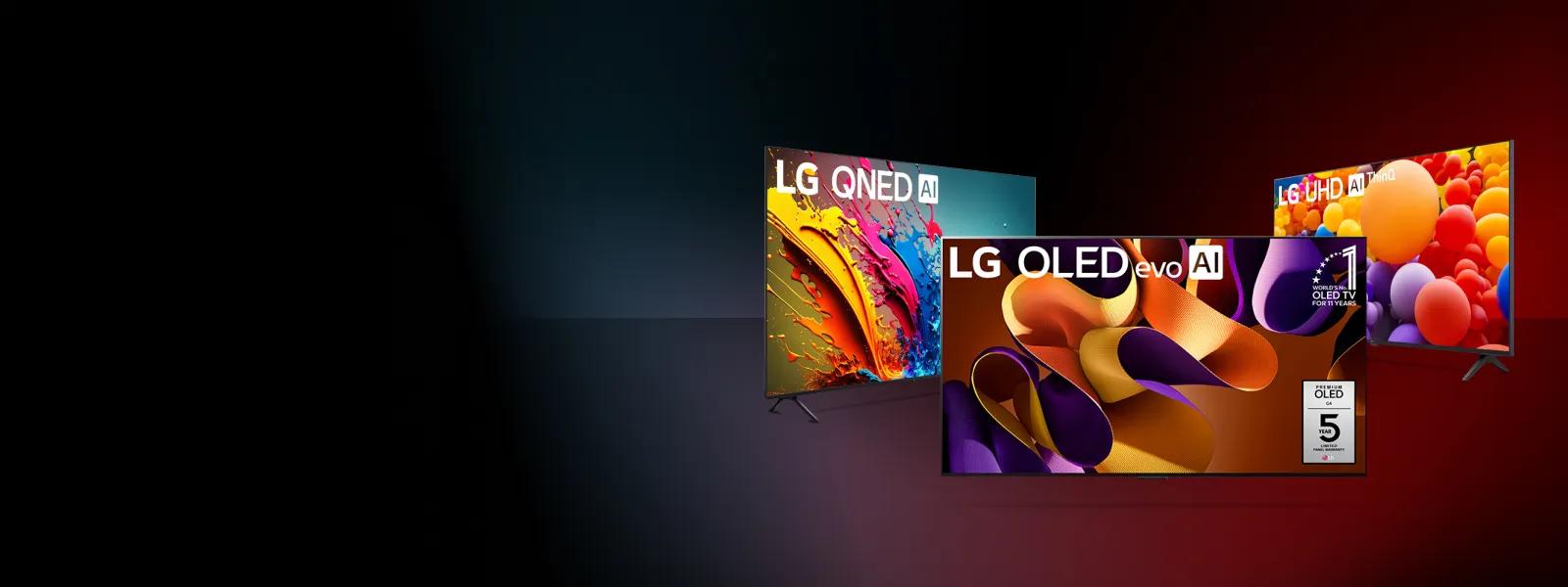 The perfect size for every viewing experience - LG QNED AI, LG OLED AI, LG UHD AI TVs