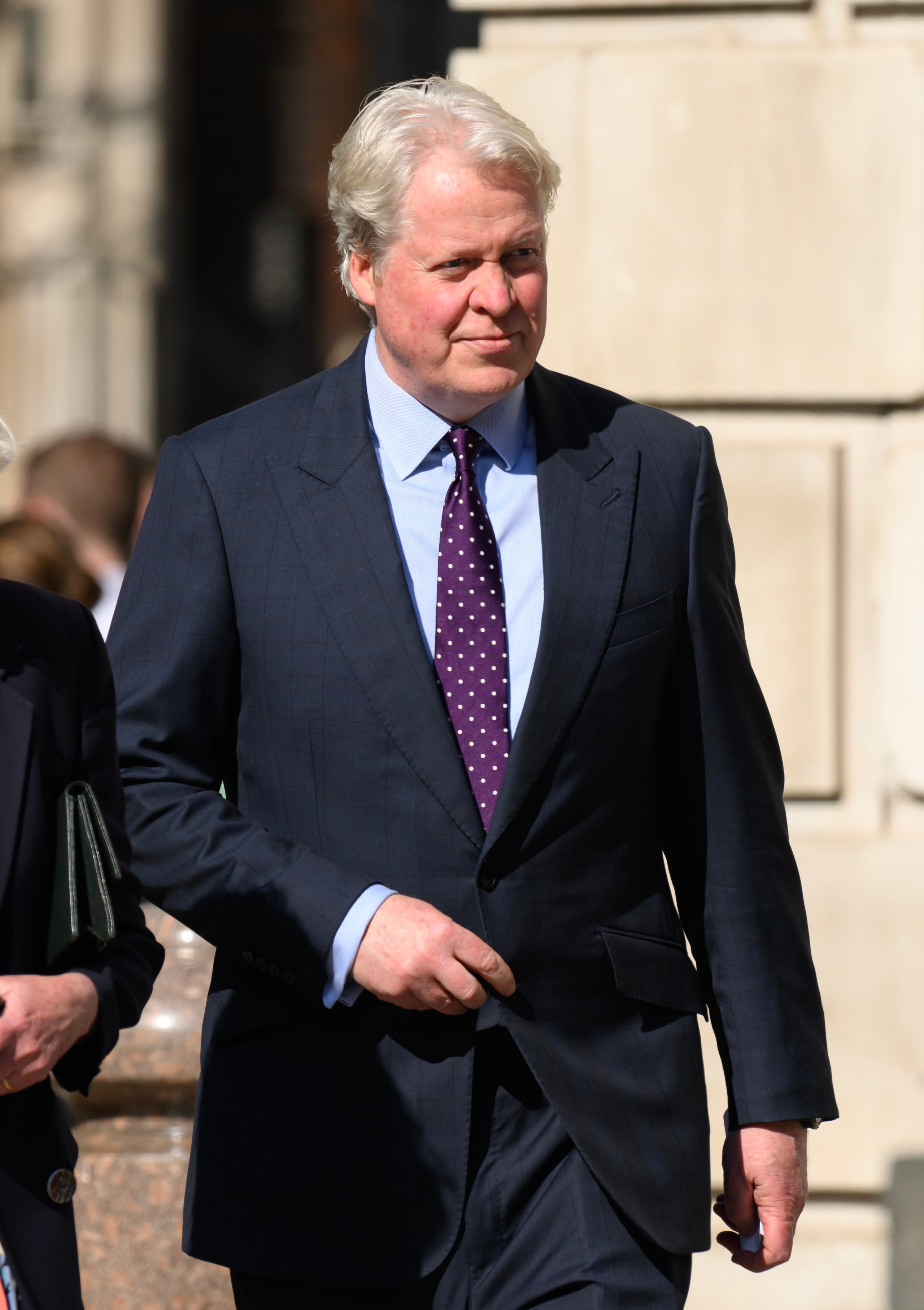 Image may contain Charles Spencer 9th Earl Spencer Formal Wear Accessories Tie Clothing Suit Coat Jacket and Adult