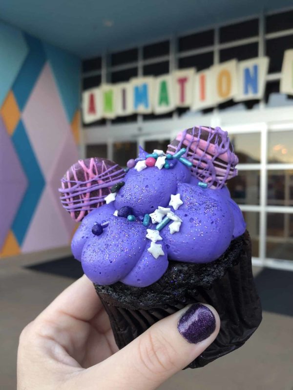 Art of Animation Purple potion ears cupcake
