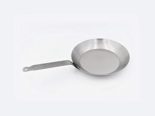 Image may contain Cutlery Spoon Frying Pan and Wok