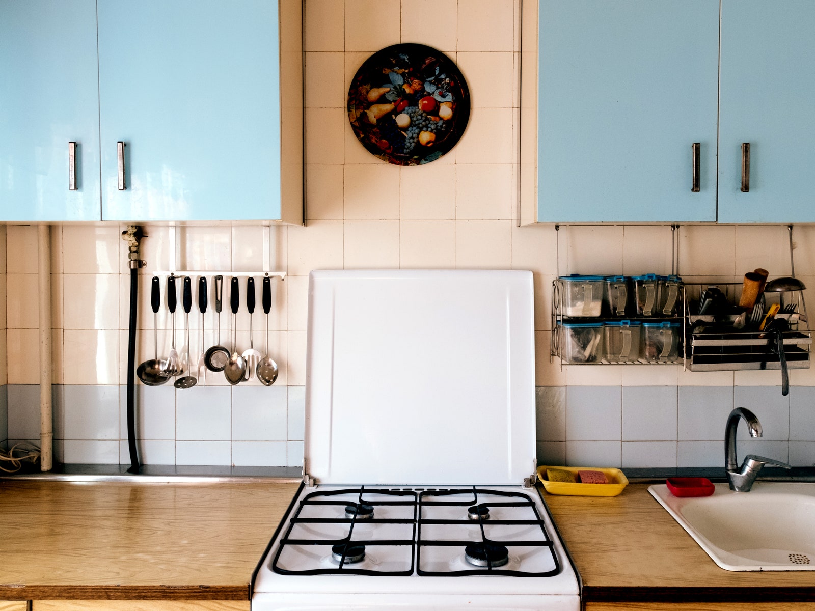 kitchen interior in vintage house