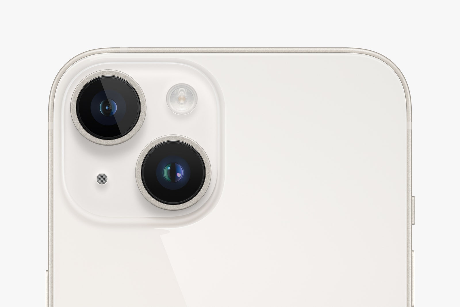 Closeup of iPhone 14 camera