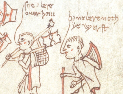 British Library, Stowe 49, fol. 122r, detail