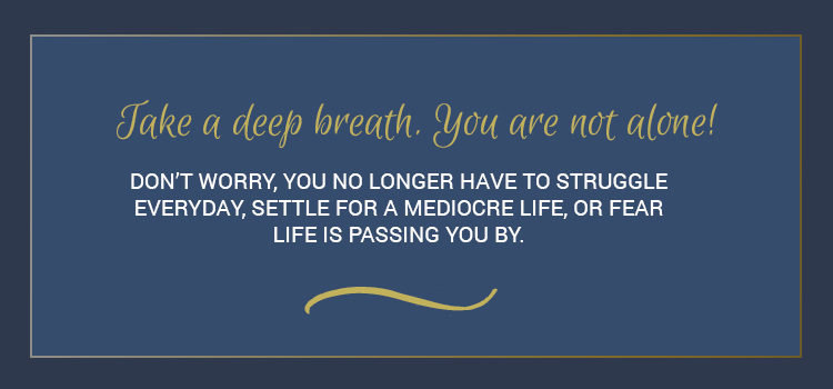 Take a deep breath. You are not alone