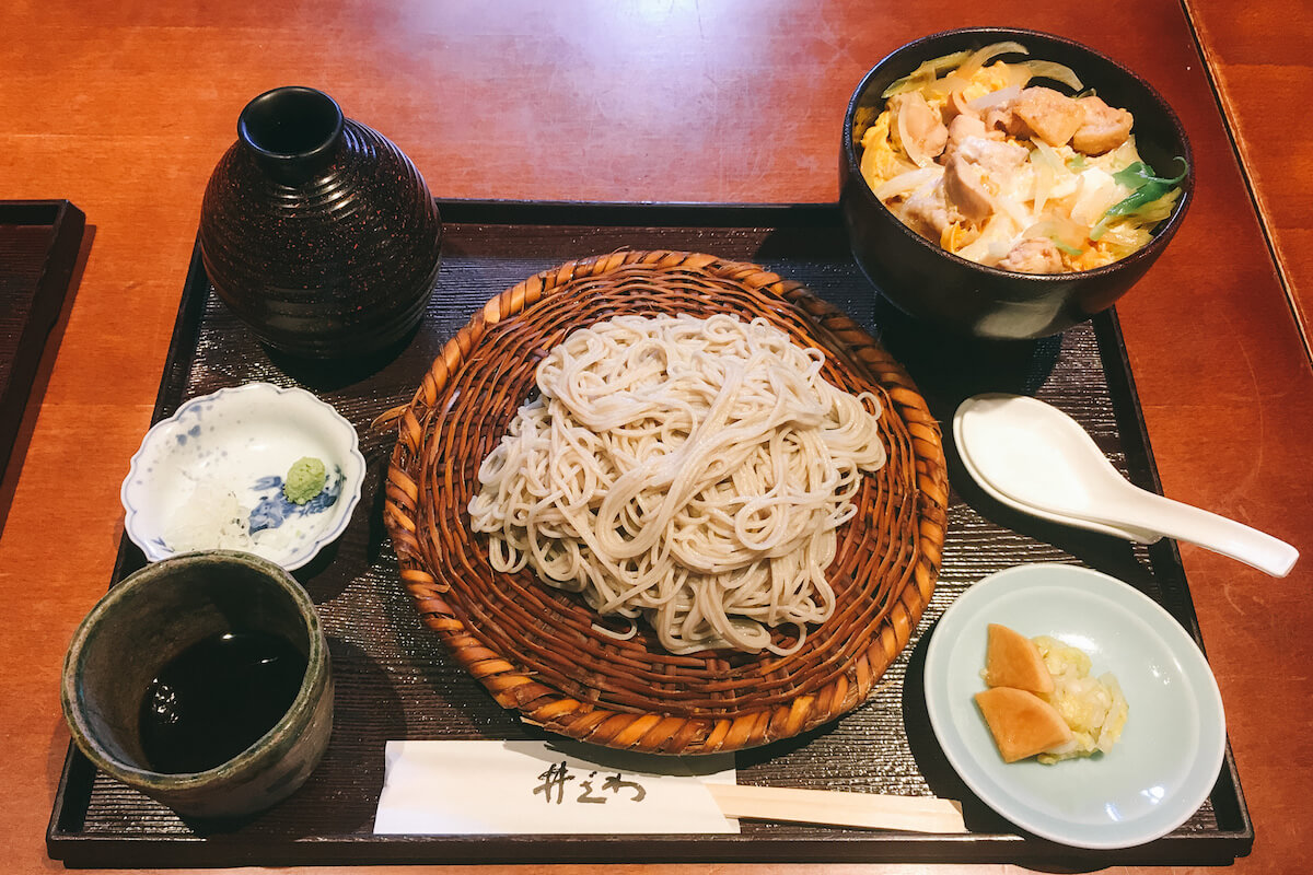 蕎麦と丼セット