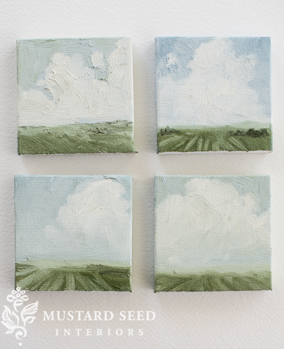 mini landscape place cards | summer tablescape | miss mustard seed
