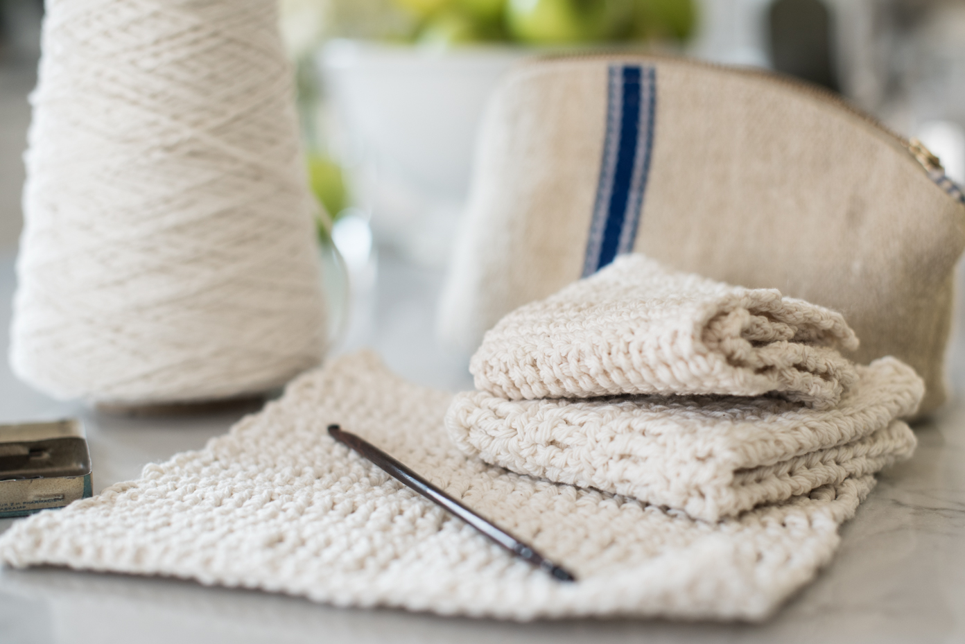 How to Crochet a farmhouse dishcloth for absolute beginners…