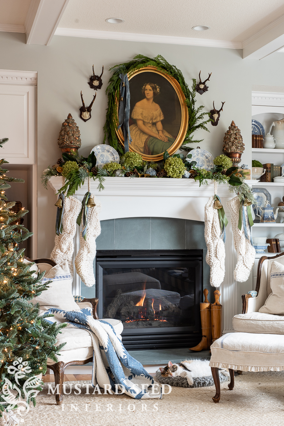 2021 holiday home tour | Christmas decorating | miss mustard seed