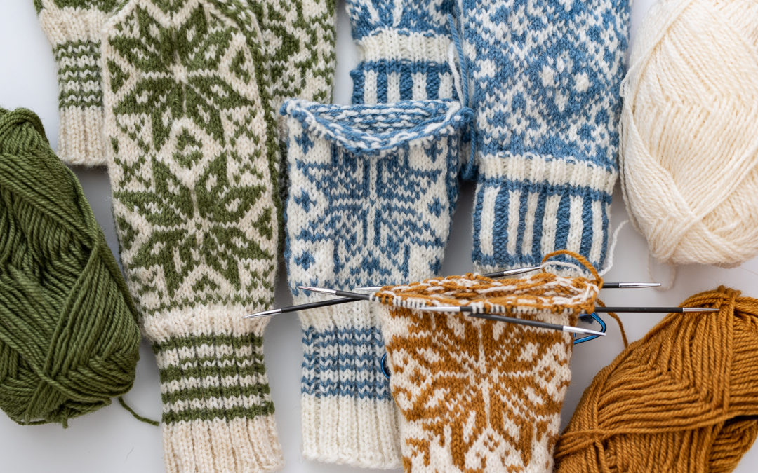 making knitted Selbu mittens | tips for beginners