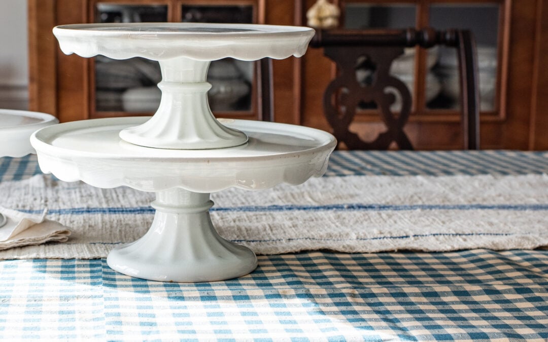 ironstone cake stands | the holy grail of antique ironstone