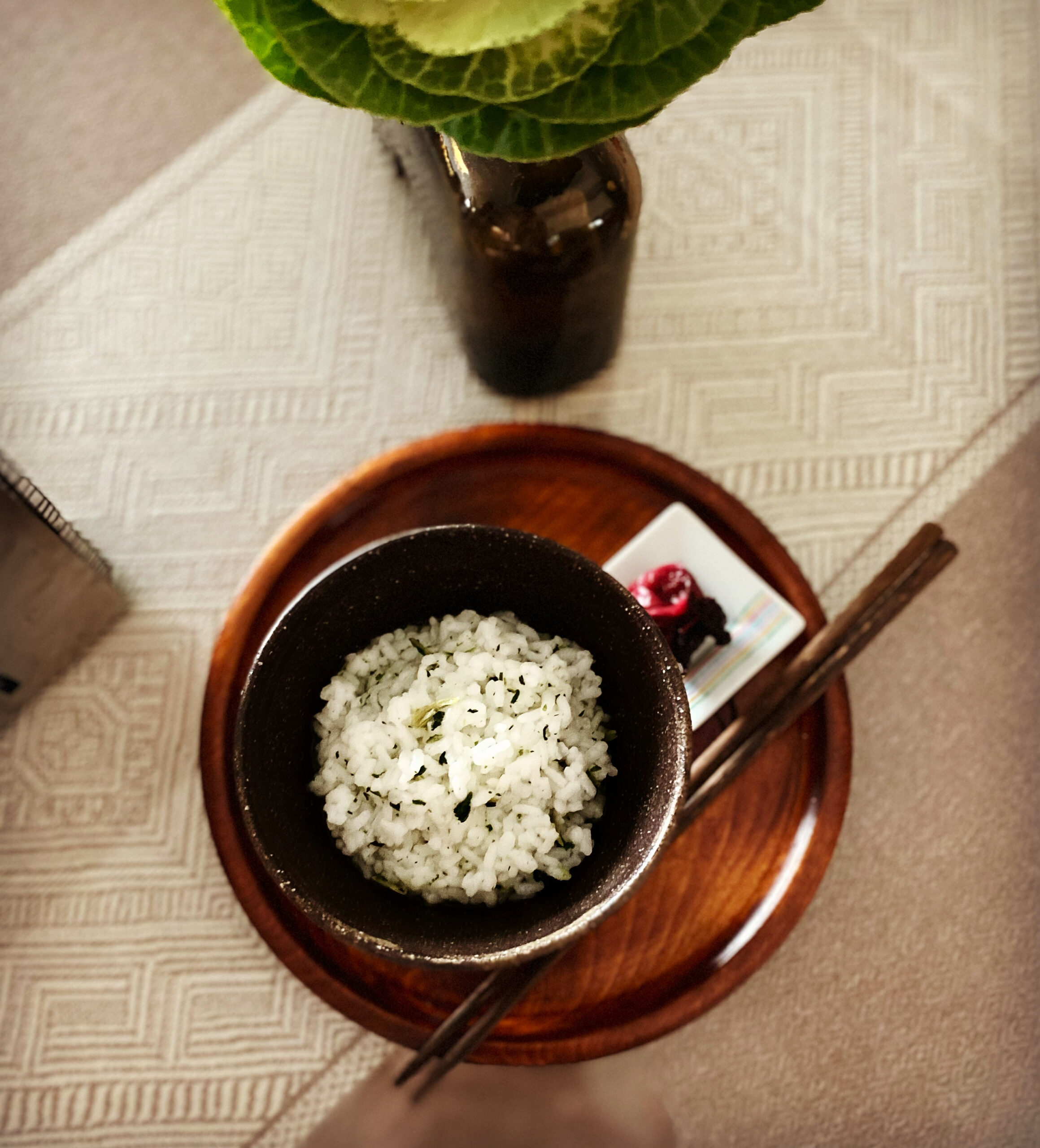 七草がゆと今日のデザイン