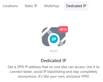 Surfshark Dedicated IP