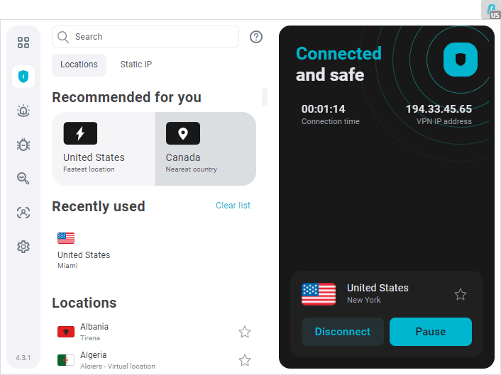 Surfshark VPN Browser Extension