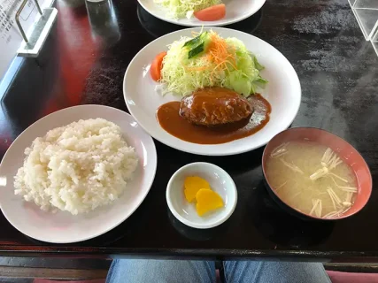 グリルはやし　ハンバーグ定食