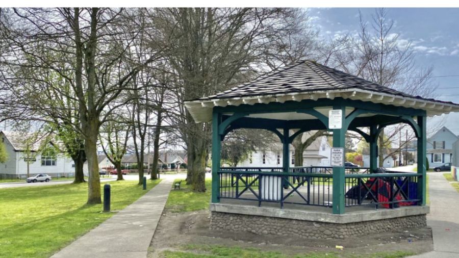 Everett Parks & Facilities is moving forward with a project to remove this 1920s-era gazebo in Clar...