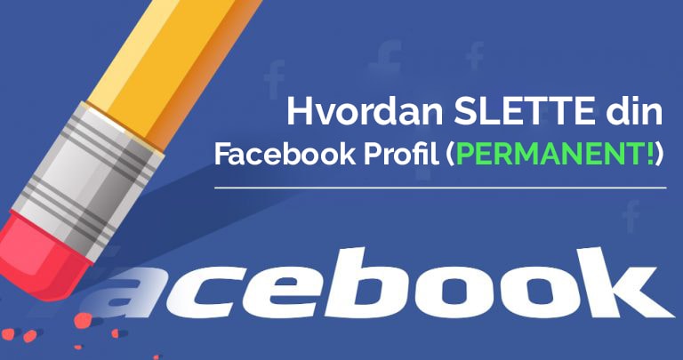 Hvordan slette Facebook profil