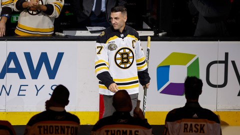 Former Boston Bruins captain Patrice Bergeron