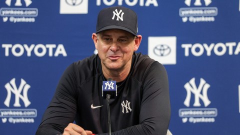 New York Yankees manager Aaron Boone