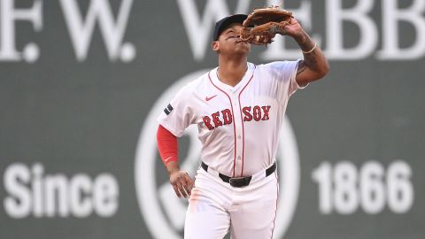 Boston Red Sox infielder Rafael Devers