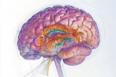 This shows a brain.