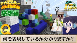 祝！マイクラ15周年！我々だの創造力をリレー建築にてご覧あれ！【マイクラリレー2024】の感想 2024年5月18日