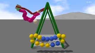 【公園・機械学習】遺伝的アルゴリズムでブランコの漕ぎ方を(再)学習