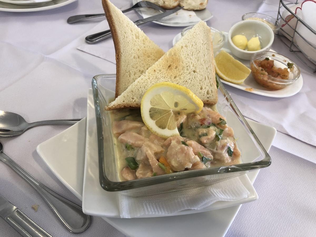 Ceviche de salmon