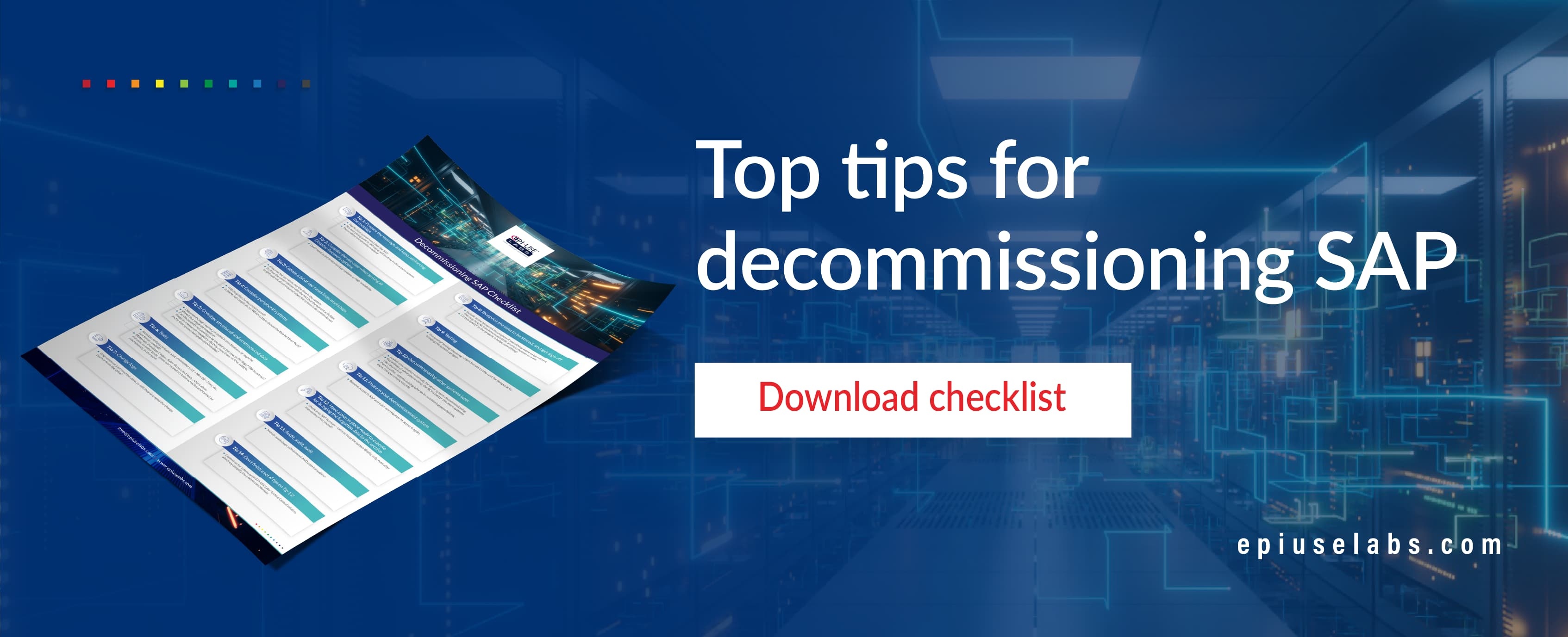 Tips for decommissioning SAP checklist