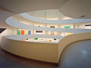 The Ellsworth Kelly retrospective at the Guggenheim Museum.