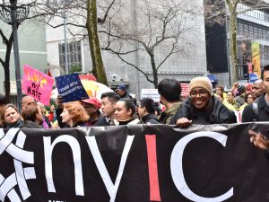 Public Advocate Letitia James and Council Speaker Melissa Mark-Viverito participated in the "March for Immigrant New York" today organized by the New York Immigration Coalition.