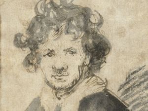 Rembrandt Harmensz. van Rijn, Self-portrait with Tousled Hair, c. 1628 - c. 1629.