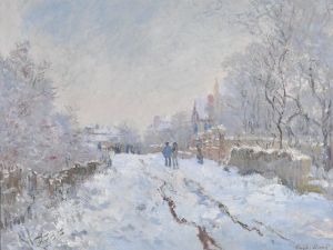 Claude Monet, Snow Scene at Argenteuil, 1875.