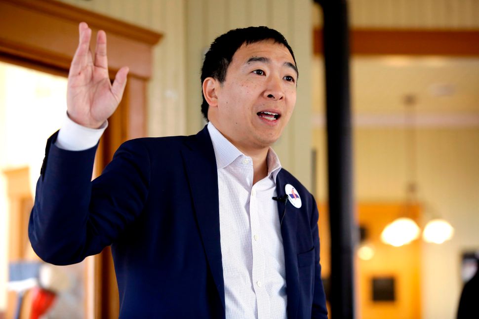 Andrew Yang Claims Universal Income Can Curb the Racism of His White Nationalist Fans
