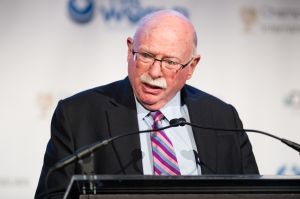 Michael Steinhardt speaks onstage at the Champions of Jewish Values
