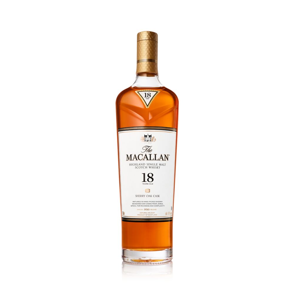 bottle of macallan whiskey